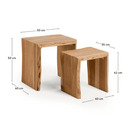 Lomiri Nesting Set Side Table
