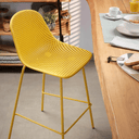 Lonsdale Bar Height Patio Barstool | Mustard