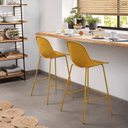 Lonsdale Bar Height Patio Barstool | Mustard