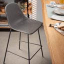 Lonsdale Bar Height Patio Barstool | Grey