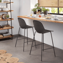 Lonsdale Bar Height Patio Barstool | Grey