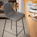Lonsdale Bench Height Patio Barstool | Grey