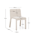 Loria Stackable Dining Chair | Ivory