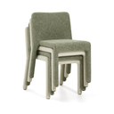 Loria Stackable Dining Chair | Ivory