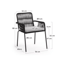 Lorne Patio Chair | Black