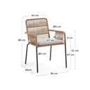 Lorne Patio Chair | Natural