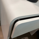 Lumin Bedside Table | Parchment