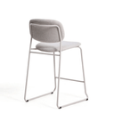 Maddison Stackable Bench Barstool | Beige
