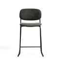 Maddison Stackable Bench Barstool | Charcoal