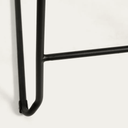 Maddison Stackable Bench Barstool | Charcoal