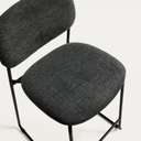 Maddison Stackable Bench Barstool | Charcoal