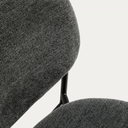 Maddison Stackable Bench Barstool | Charcoal