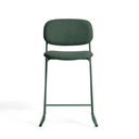 Maddison Stackable Bench Barstool | Green