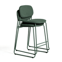Maddison Stackable Bench Barstool | Green