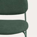 Maddison Stackable Bench Barstool | Green