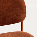 Maddison Stackable Bench Barstool | Terracotta
