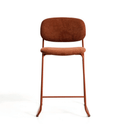Maddison Stackable Bench Barstool | Terracotta