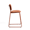Maddison Stackable Bench Barstool | Terracotta