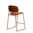 Maddison Stackable Bench Barstool | Terracotta