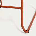 Maddison Stackable Bench Barstool | Terracotta