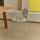 Maddison Dining Chair with Armrest | Beige