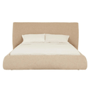 Madrid Curve Bed | Beige Chunky Boucle