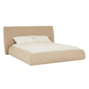 Madrid Curve Bed | Beige Chunky Boucle