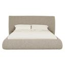 Madrid Curve Bed | Mercury Boucle