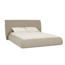 Madrid Curve Bed | Mercury Boucle