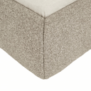 Madrid Curve Bed | Mercury Boucle