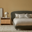 Madrid Mondo Bed | Moss Boucle