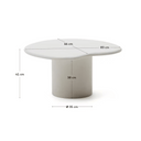 Maggie Patio Coffee Table | White