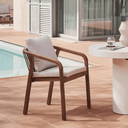 Malaret Patio Dining Chair | Beige