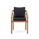 Malaret Patio Dining Chair | Black