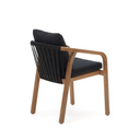 Malaret Patio Dining Chair | Black