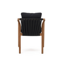 Malaret Patio Dining Chair | Black