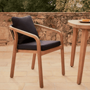 Malaret Patio Dining Chair | Black