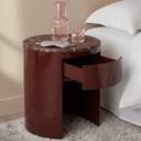 Mars Marble Bedside Table