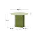 Marvin Round Side Table | Green
