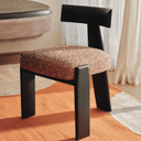 Mei Dining Chair | Burnt Sienna / Black Oak