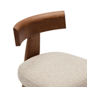 Mei Dining Chair | Tusk Beige / Walnut Brown