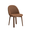 Meila Dining Chair | Terracotta Chenille / Walnut Brown