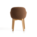 Meila Dining Chair With Arms | Terracotta Chenille / Natural Ash