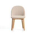 Meila Dining Chair | Beige Chenille / Natural Ash