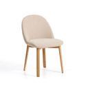 Meila Dining Chair | Beige Chenille / Natural Ash