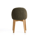 Meila Dining Chair | Green Chenille / Natural Ash