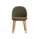 Meila Dining Chair | Green Chenille / Natural Ash