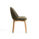 Meila Dining Chair | Green Chenille / Natural Ash