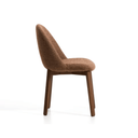 Meila Dining Chair | Terracotta Chenille / Walnut Brown