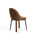 Meila Dining Chair | Terracotta Chenille / Walnut Brown